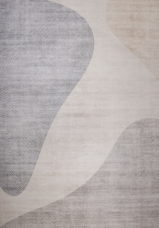 FurniShip Abstract Loose Grey Rug