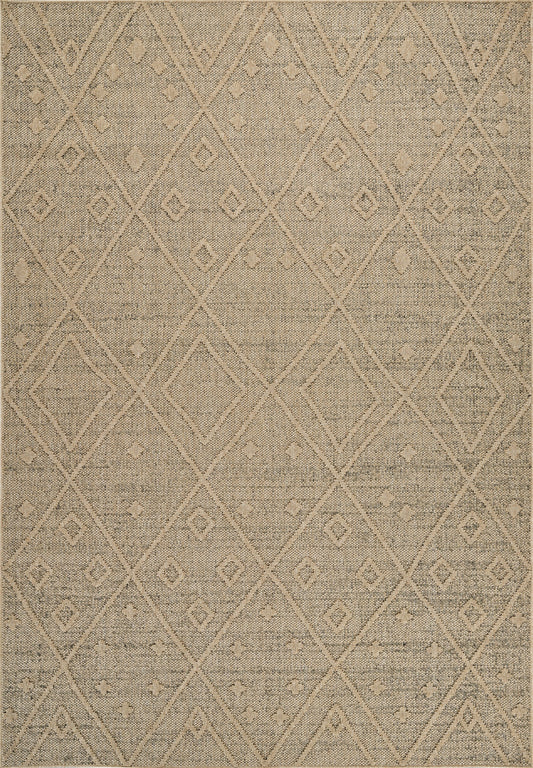 FurniShip Modern Symbolic Cream Rug