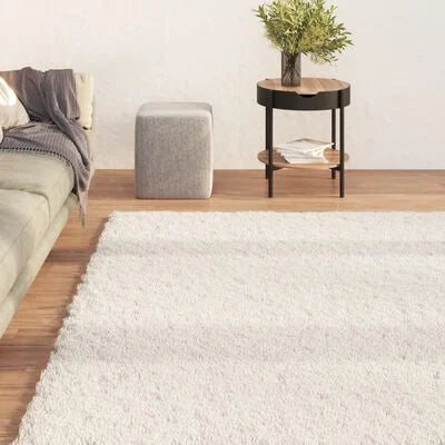 FurniShip Washable Rug Soft Shaggy Cream 63"x90.6" Anti Slip