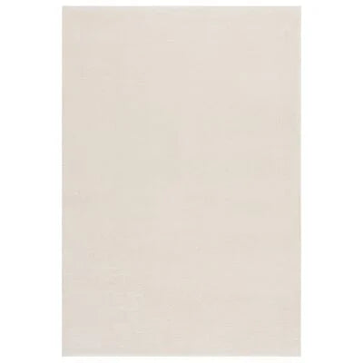 FurniShip Washable Rug Soft Shaggy Cream 63"x90.6" Anti Slip